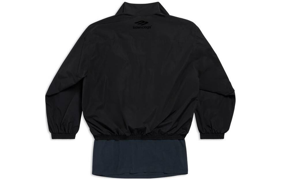 Balenciaga Patched Tracksuit Jacket 'Black' 770500TNQ251000 - 2