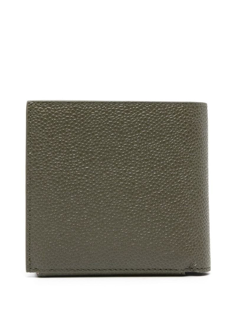 Thom Browne bi-fold leather wallet outlook