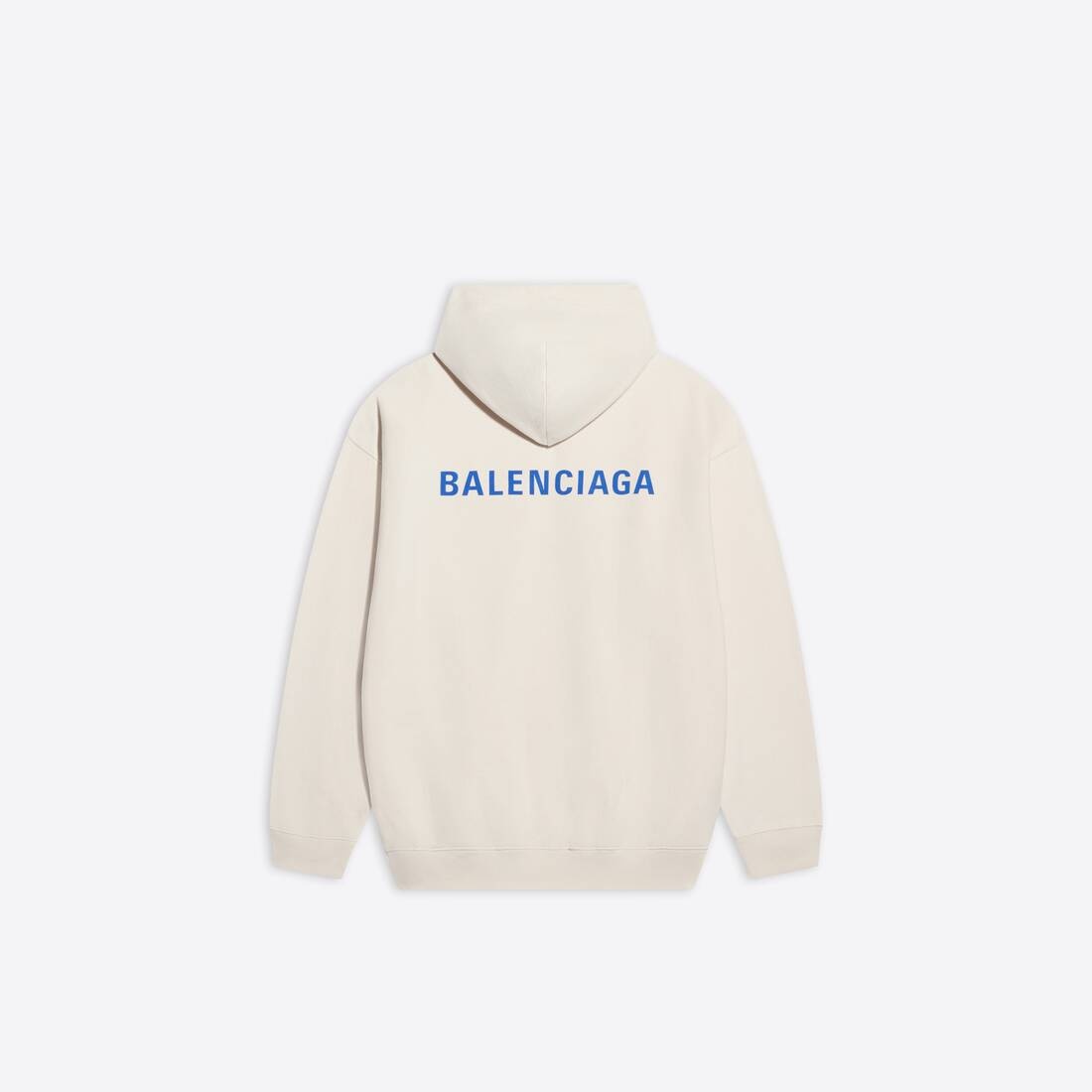 Men's Balenciaga Hoodie Medium Fit in Beige - 2