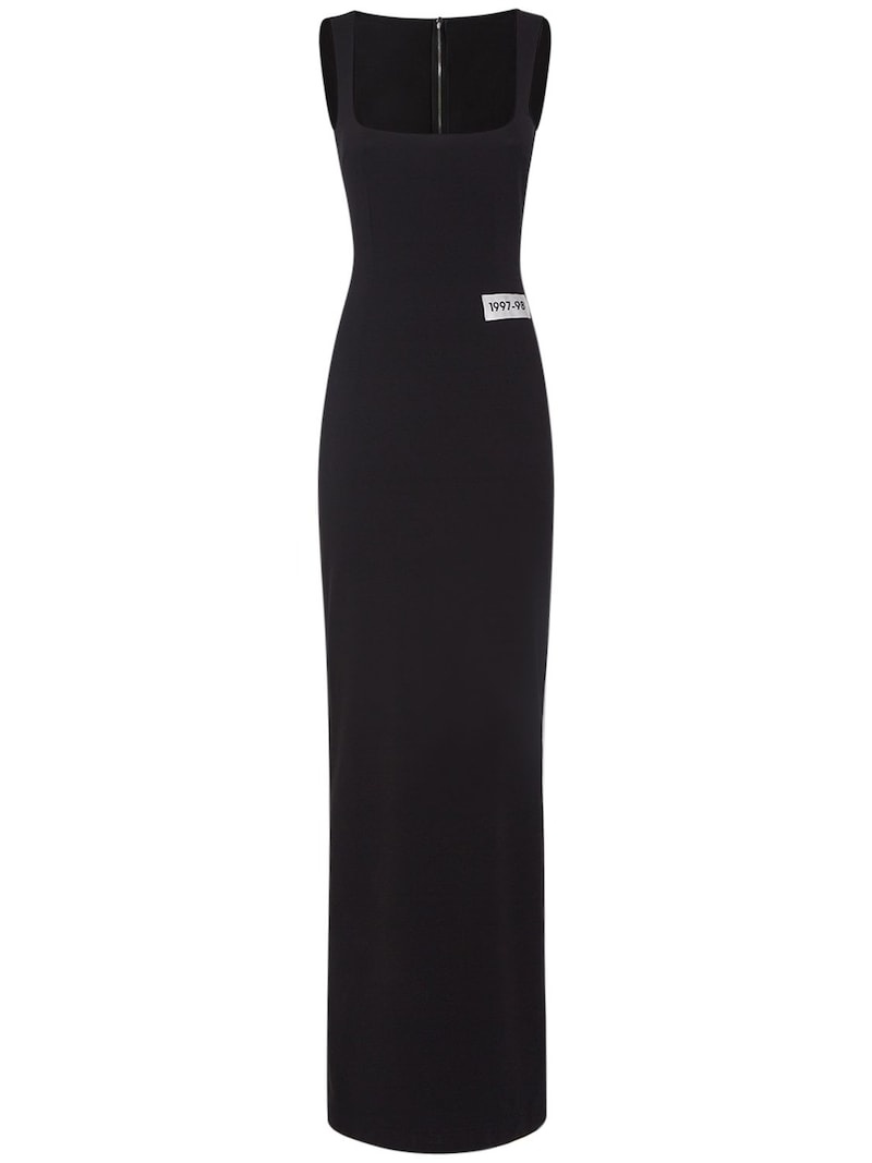 Punto Milano jersey long dress - 1