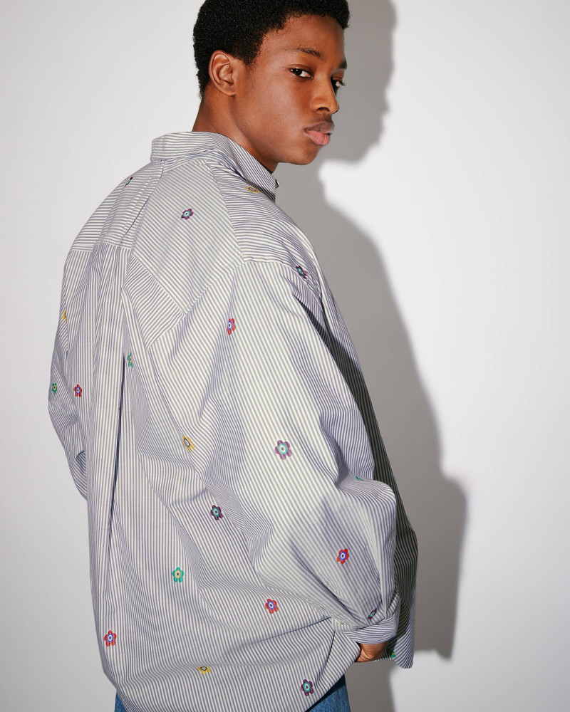 'KENZO Target' oversize striped shirt 8