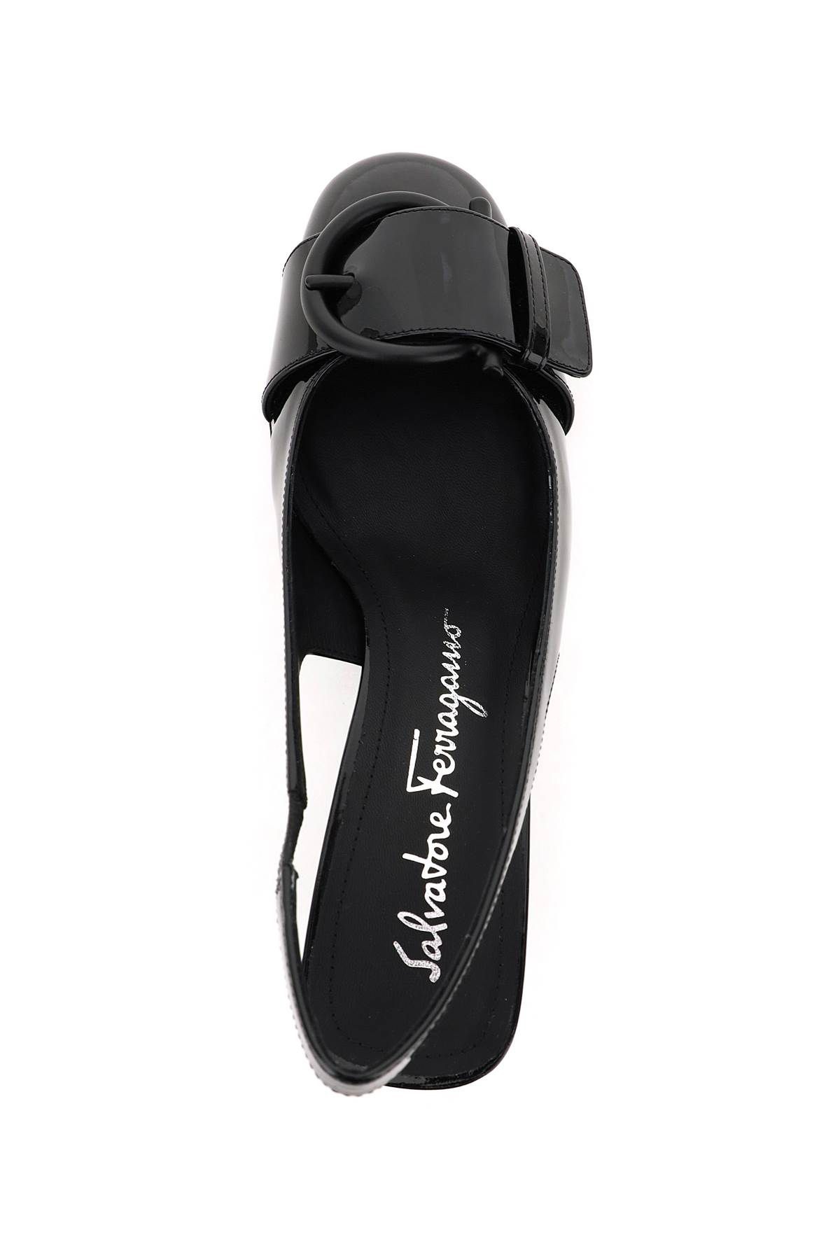 PATENT LEATHER GANCINI SLINGBACK - 3