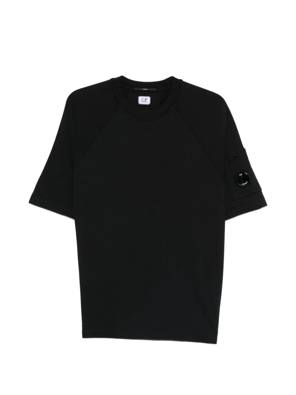 logo-patch pocket T-shirt - 1