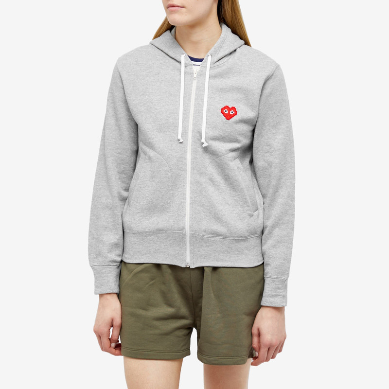 Comme des Garçons PLAY Comme des Garçons Play Invader Heart Hooded Sweat outlook