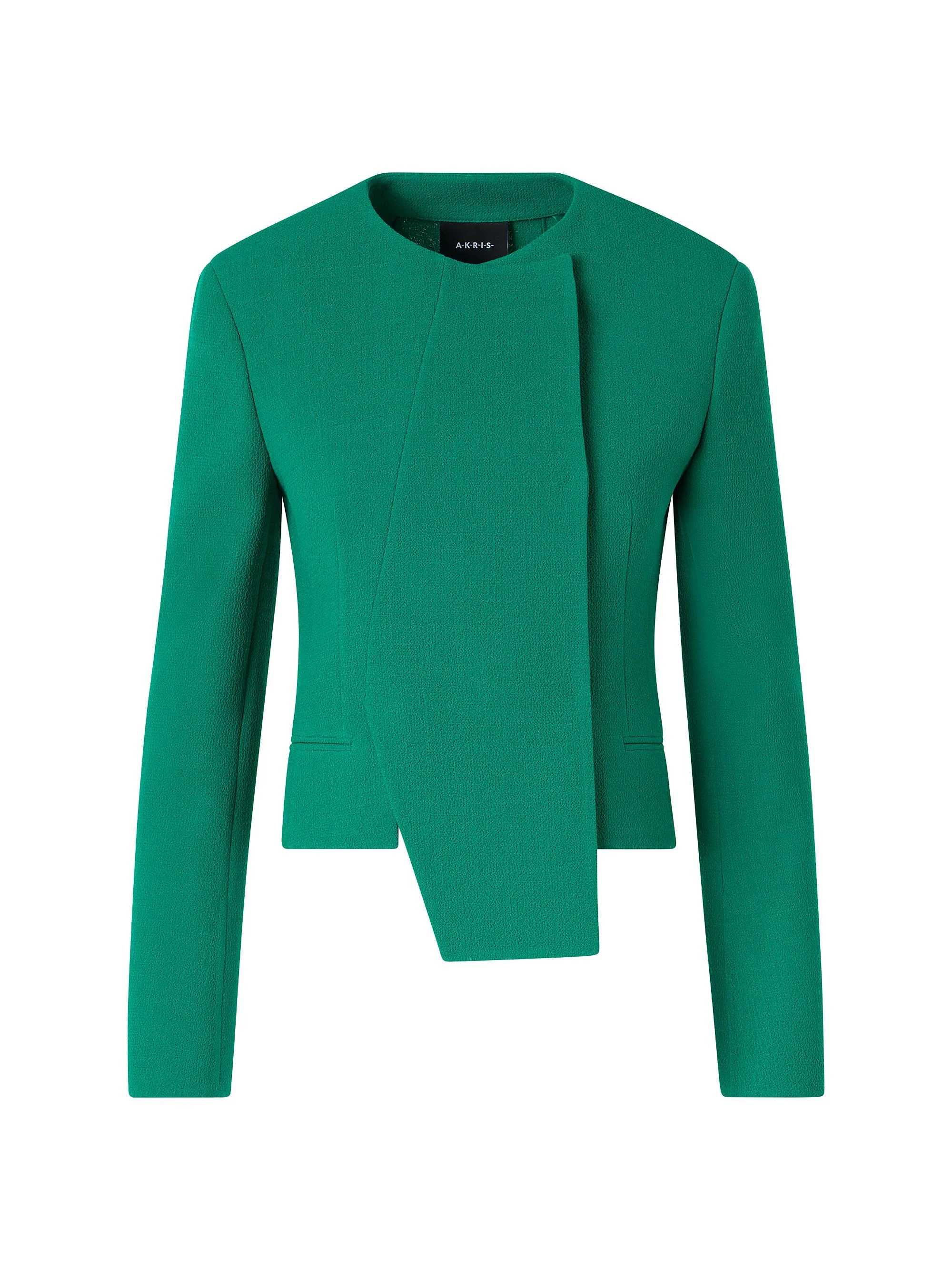 Women's Emilio Wool Short Jacket - Tourmaline - 1