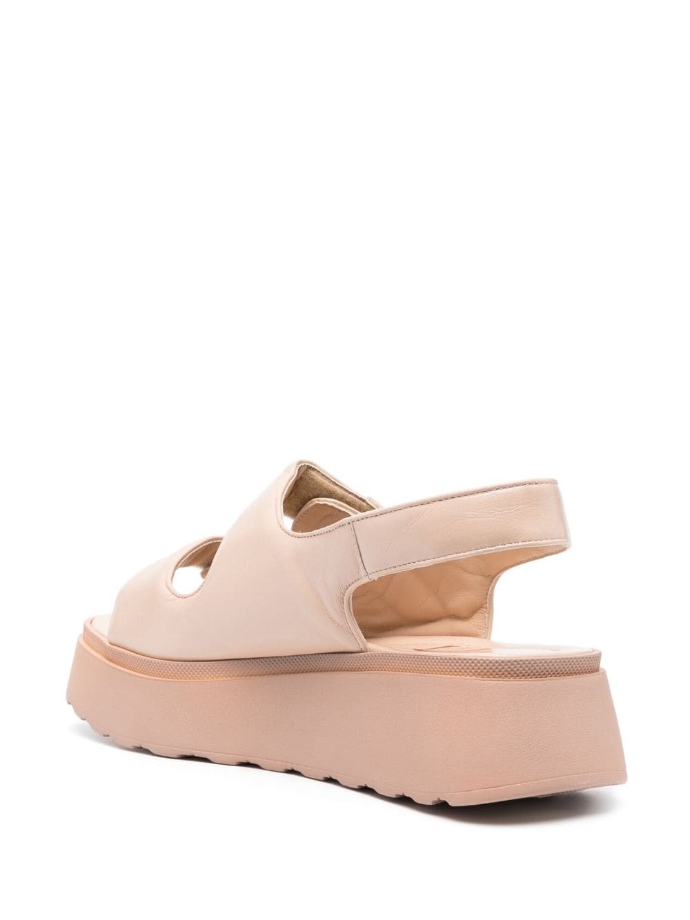 double-strap platform sandals - 3