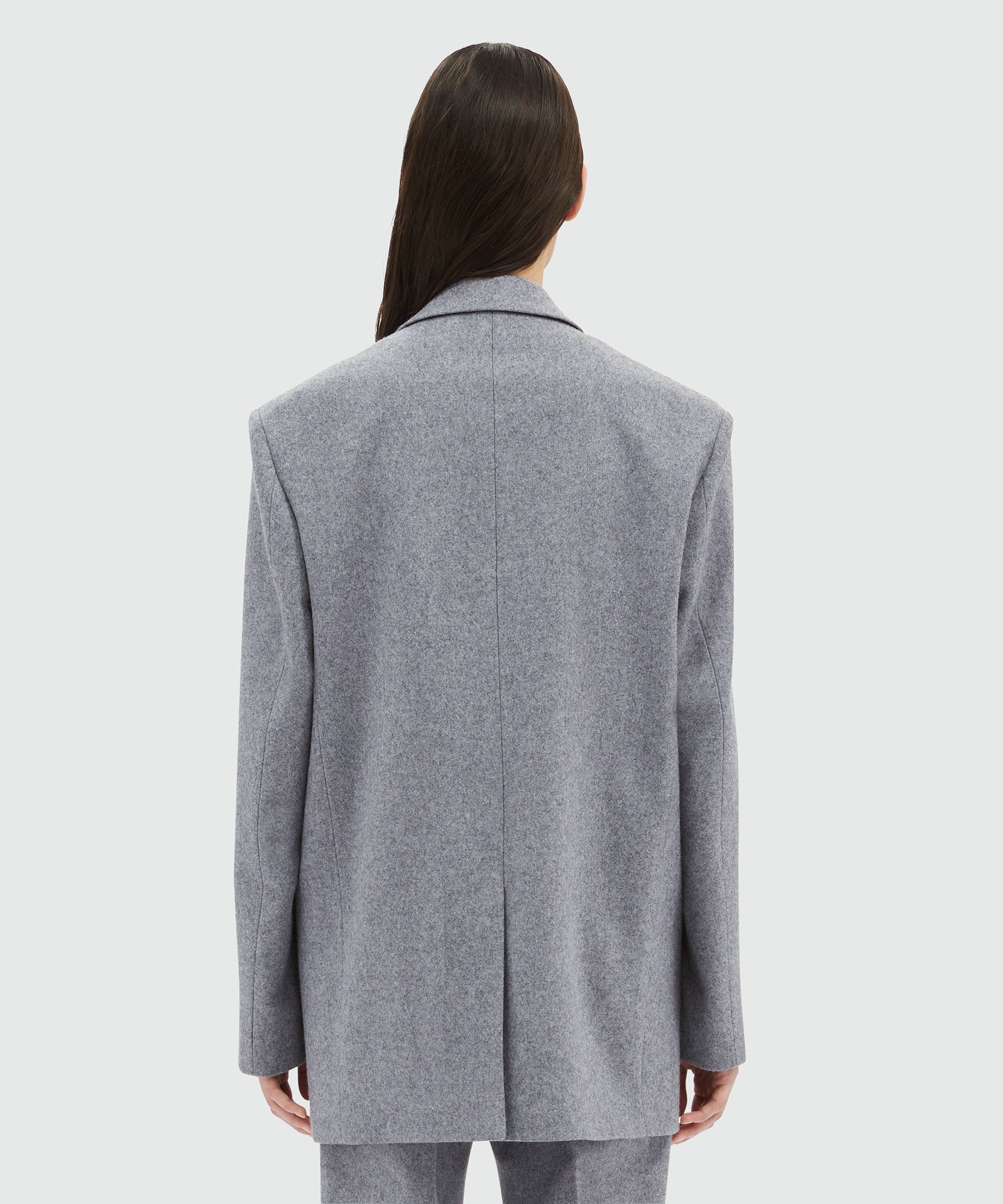 Structured wool jacket with studs - 3