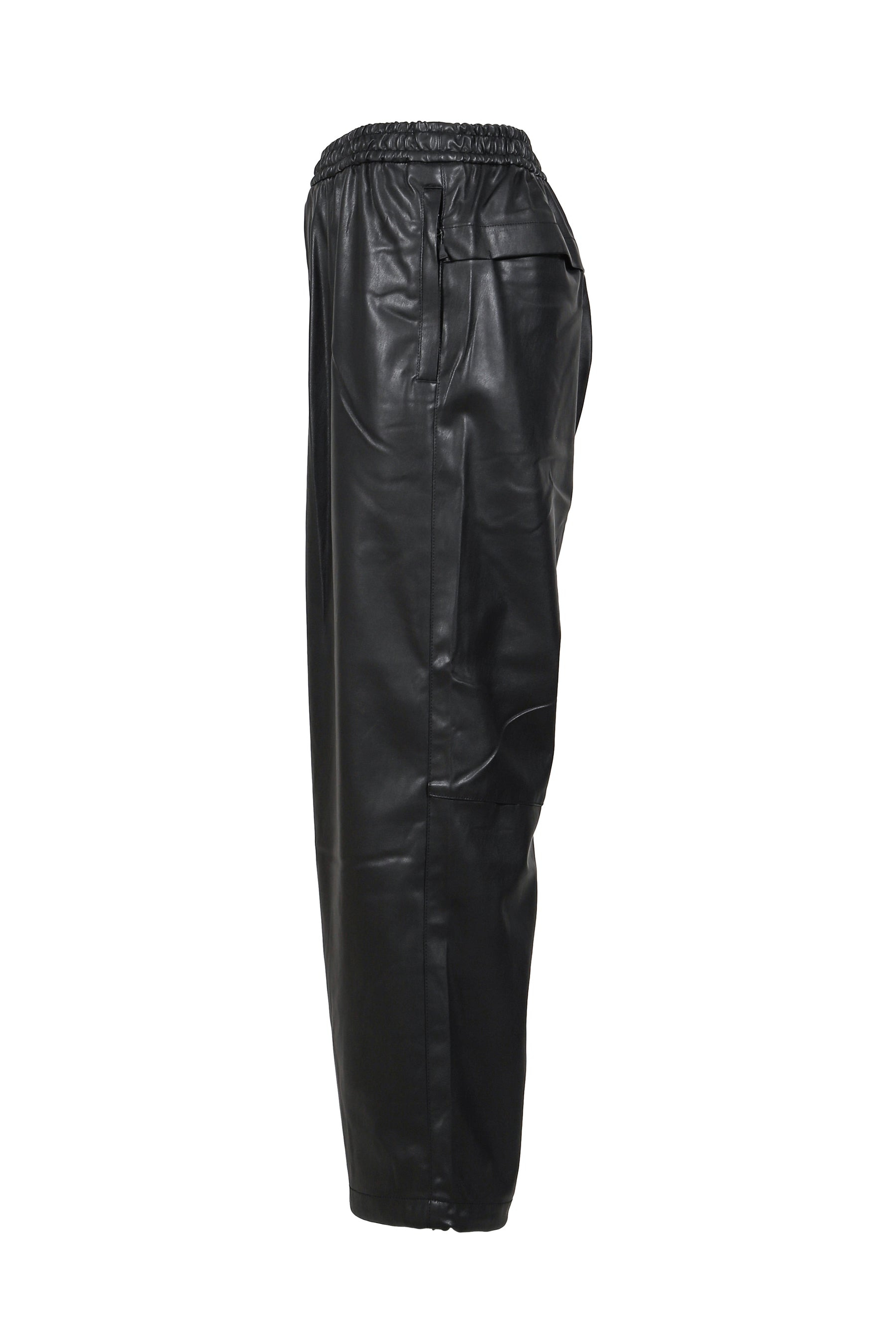 TECH SYNTHETIC SKIN WINDBREAKER PANTS / BLK - 3