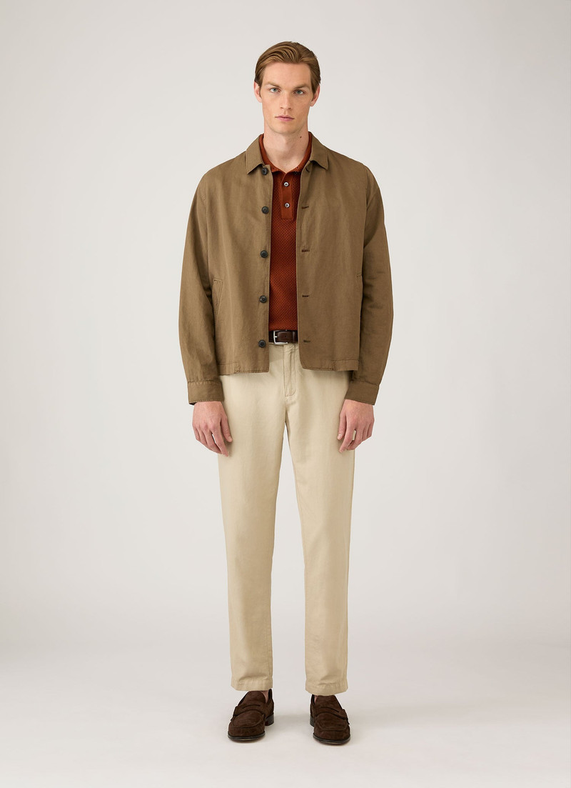 Sunspel Cotton Mesh Polo outlook