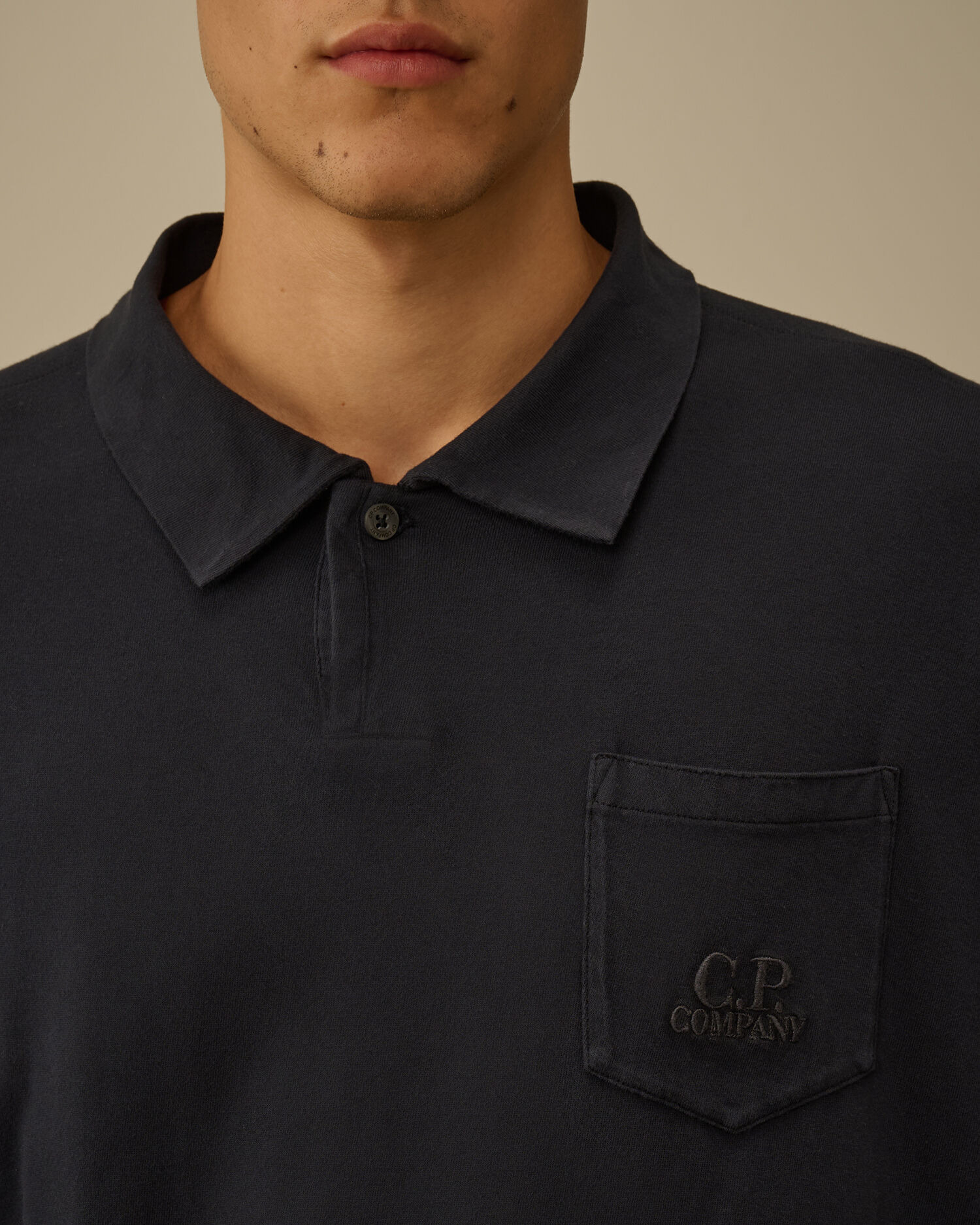 20/1 Jersey Long Sleeve Boxy Polo - 5