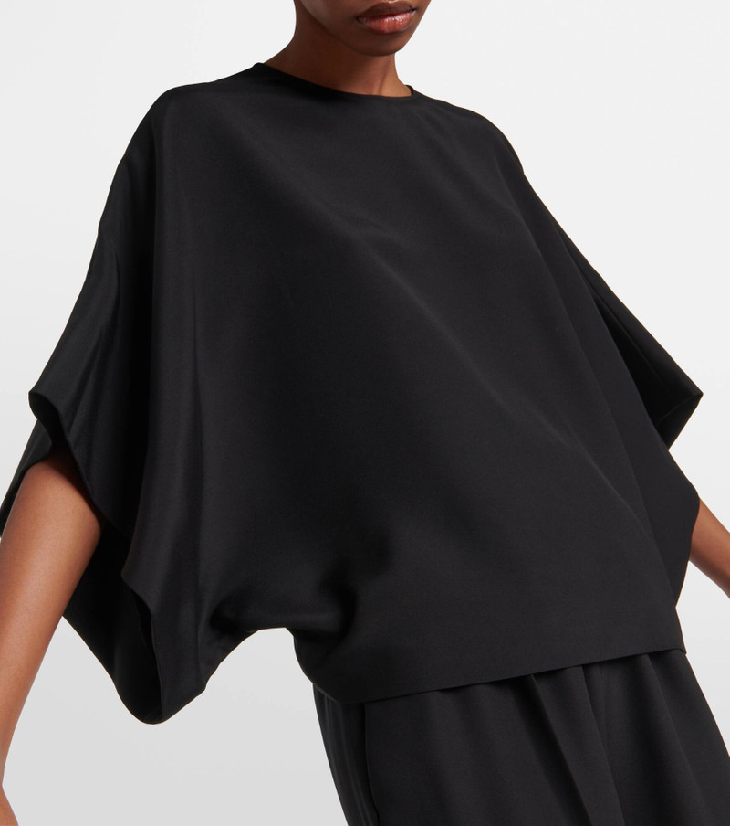 Tenley draped wool-blend crêpe 상단 5