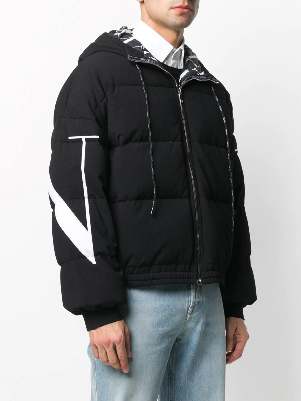 maxi VLTN logo jacket - 3