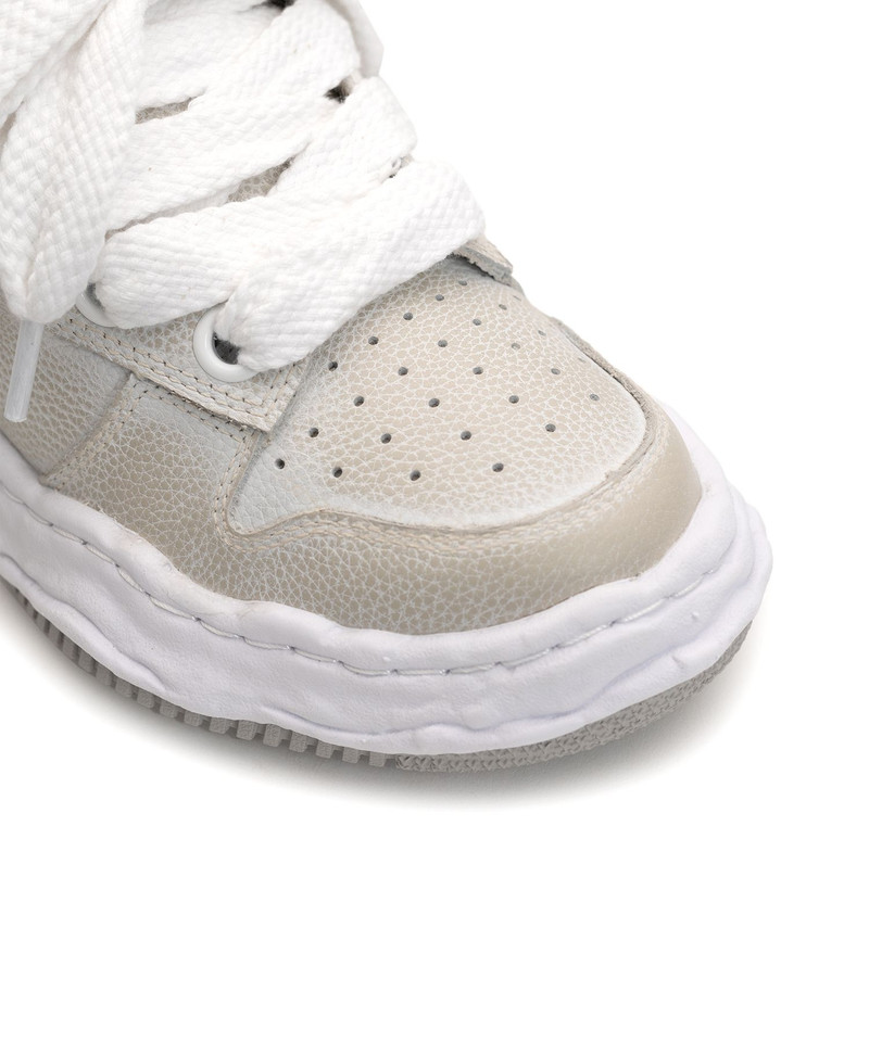 "WAYNE PUFFER" OG Sole Brushed Shrink Leather Low-top Sneaker 9