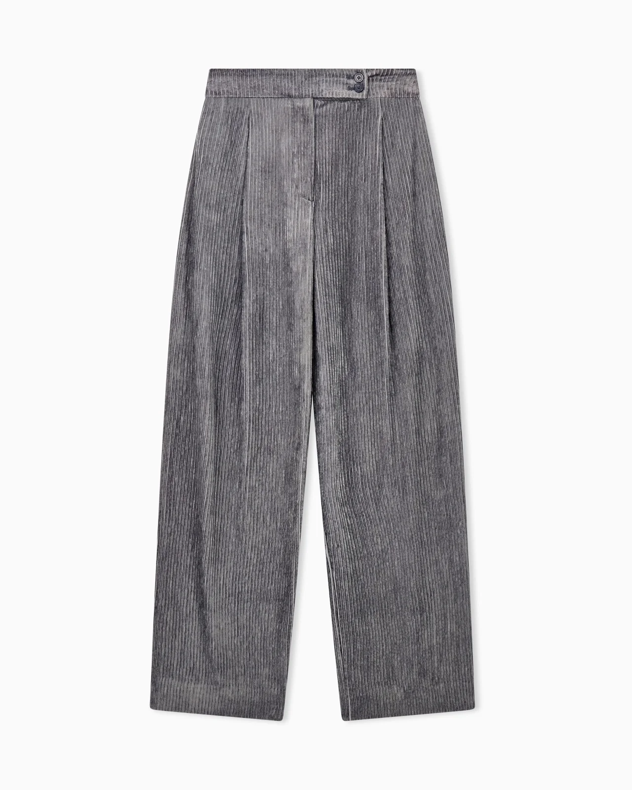 PLEATED PANTS IN FLUID CORDUROY SIGNATURE CAPSULE - 1