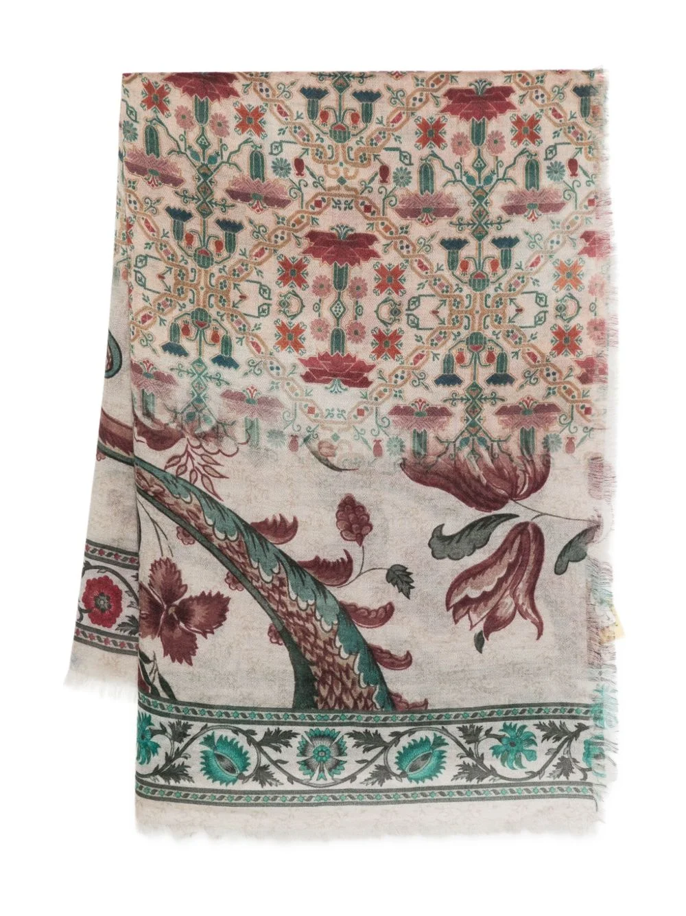 Euclide floral-print scarf - 1