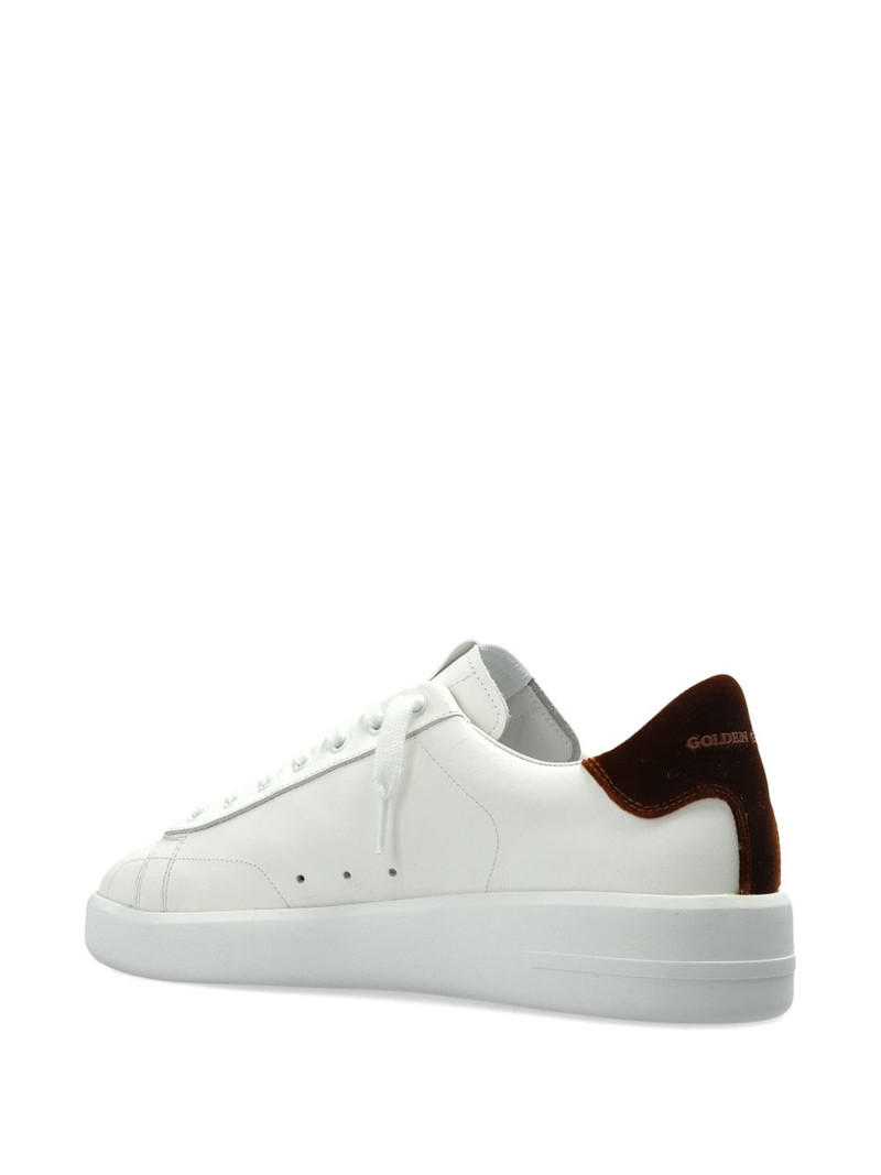 star appliqué leather sneakers 4