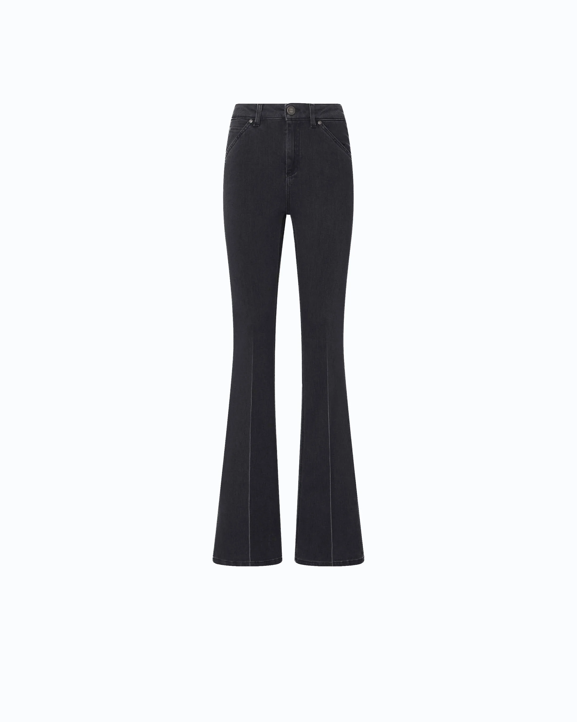FLARED STRETCH DENIM JEANS - 1