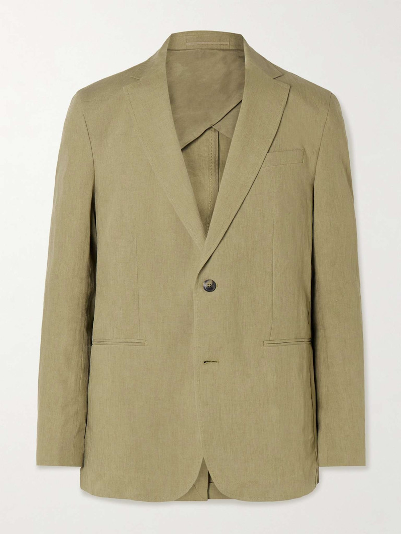 Garret Unstructured Linen Suit Jacket - 1