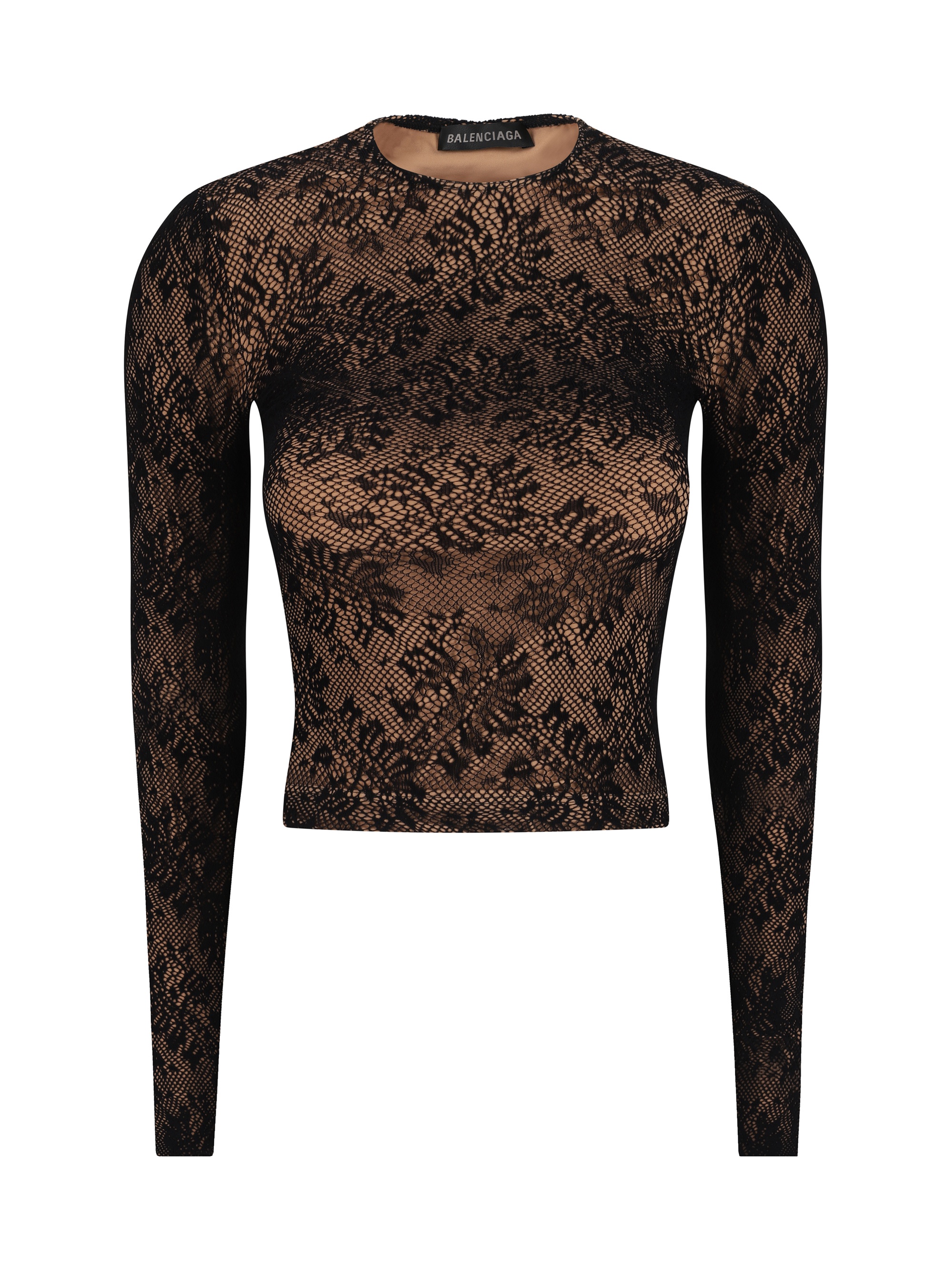 Lace Crewneck Top - 1