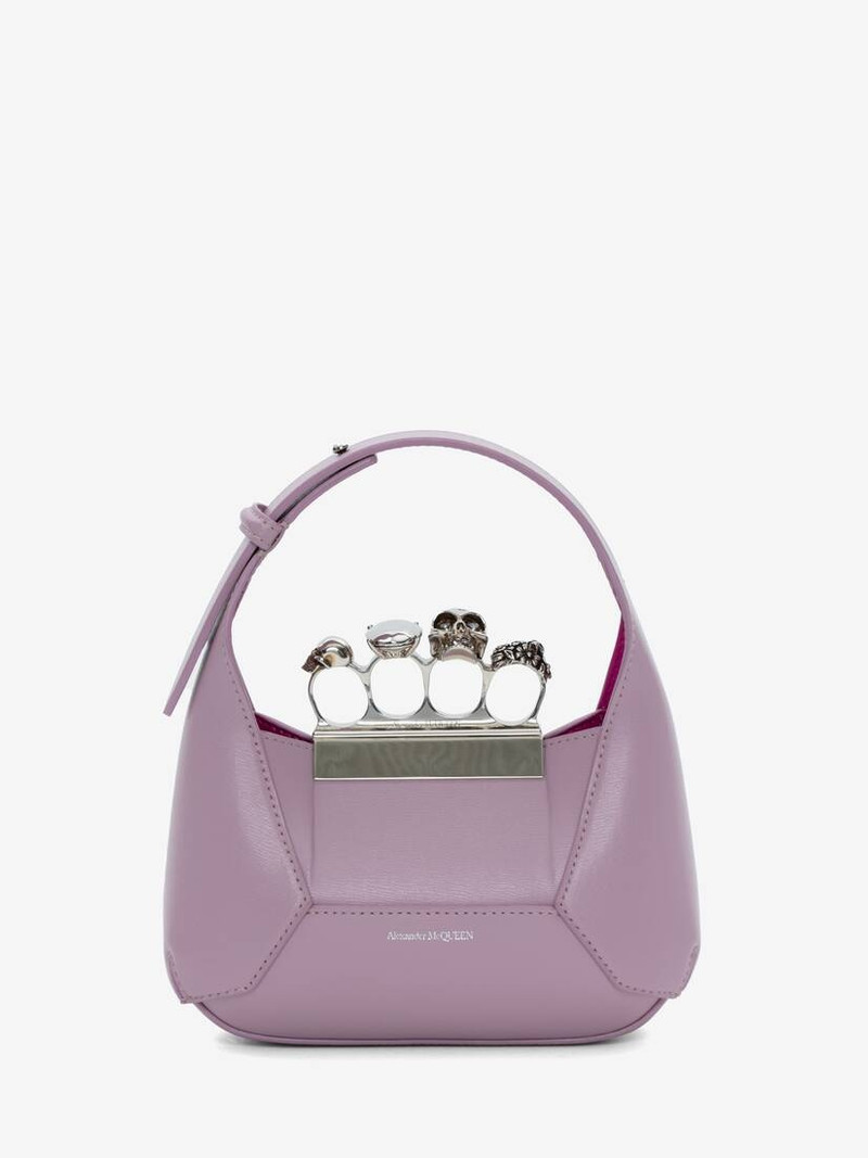 Women's The Jewelled Hobo Mini Bag in Antique Pink 1