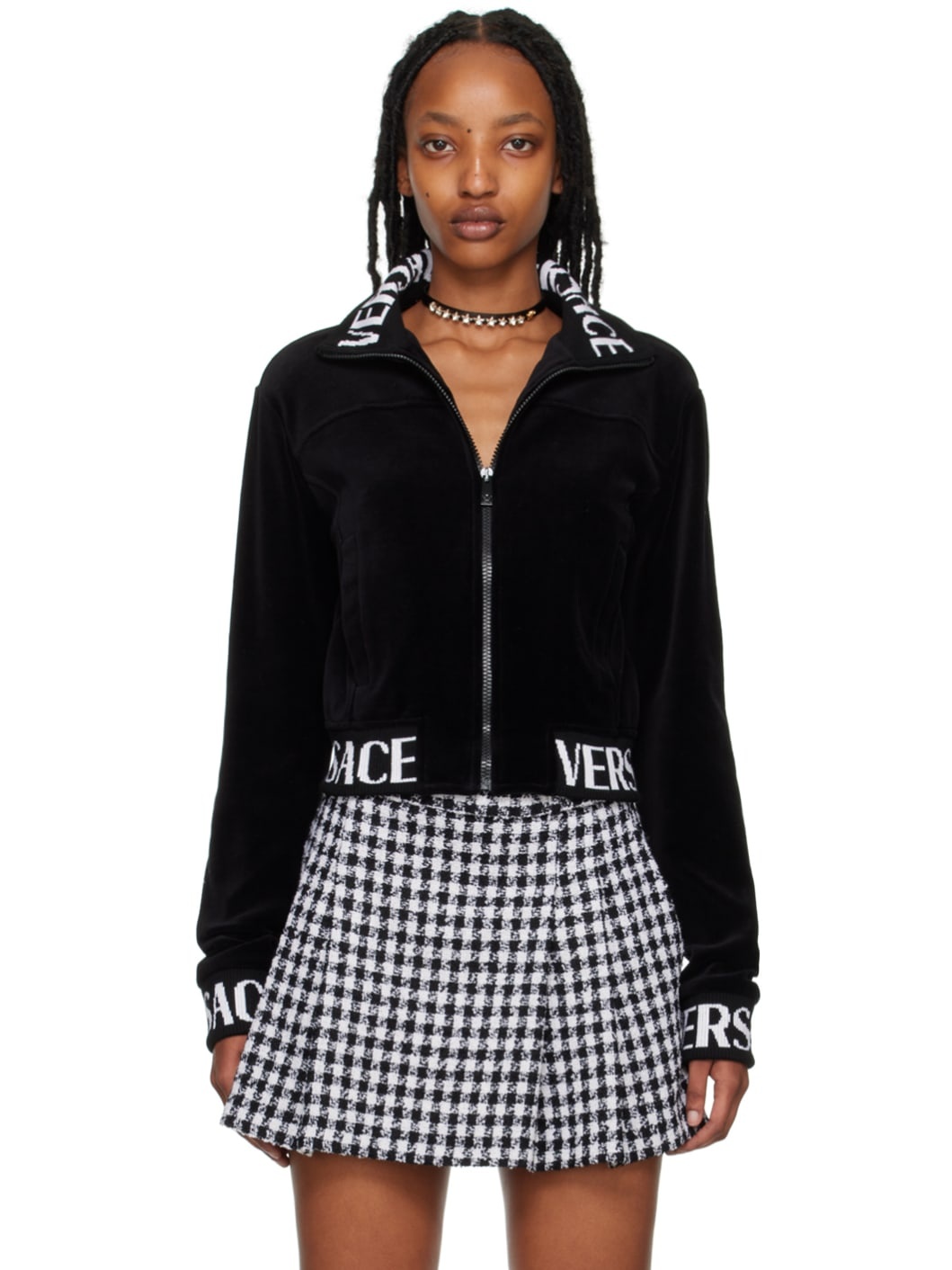 Black Zip Sweatshirt - 1