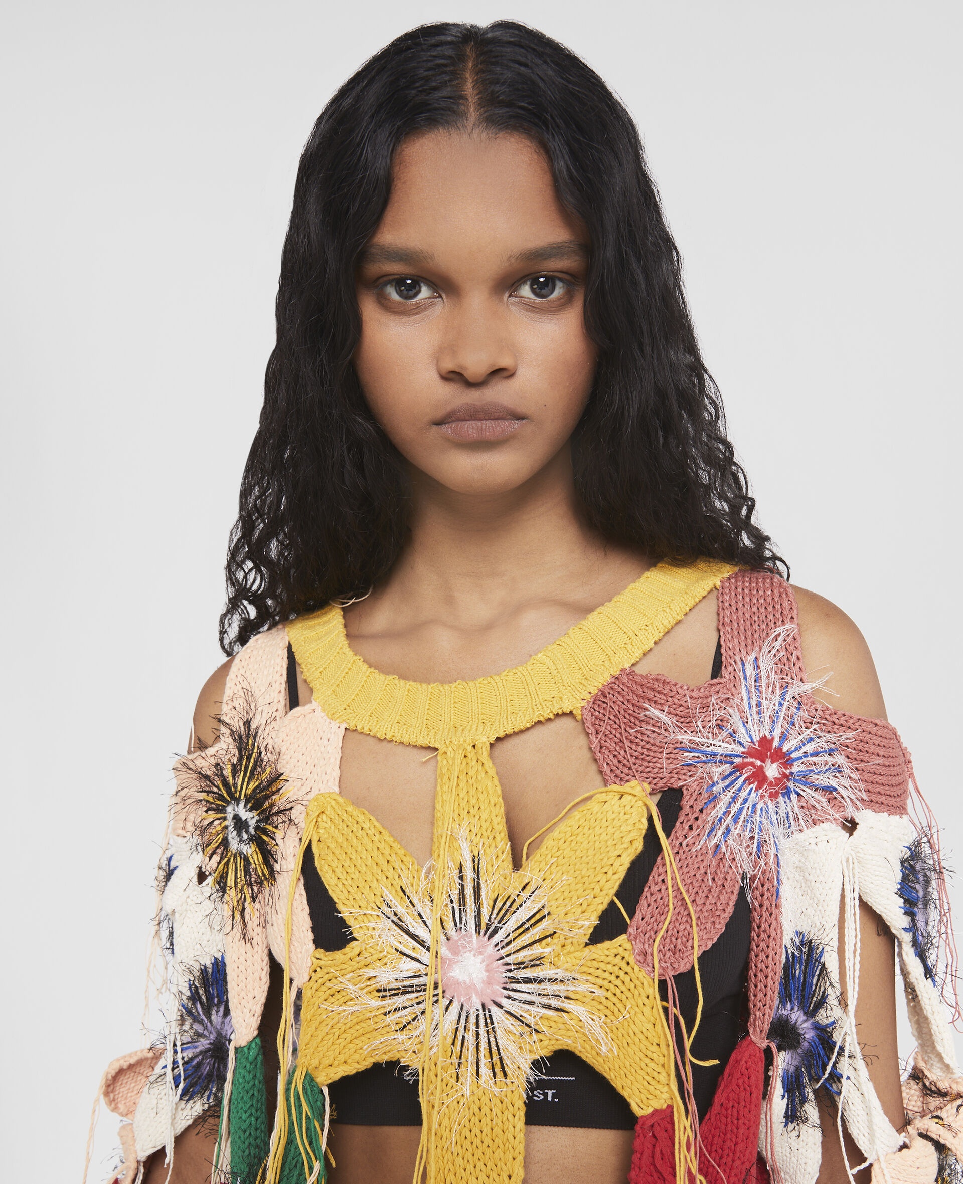 Rewild Flower Patchwork Boyfriend Jumper - 4