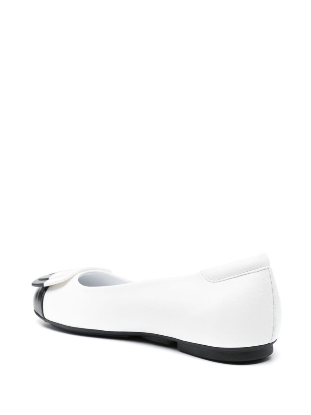 H661 leather ballerina shoes - 3