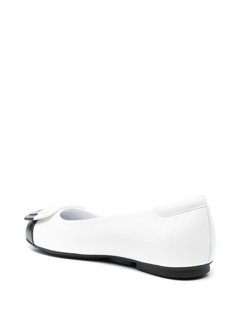 H661 leather ballerina shoes 3