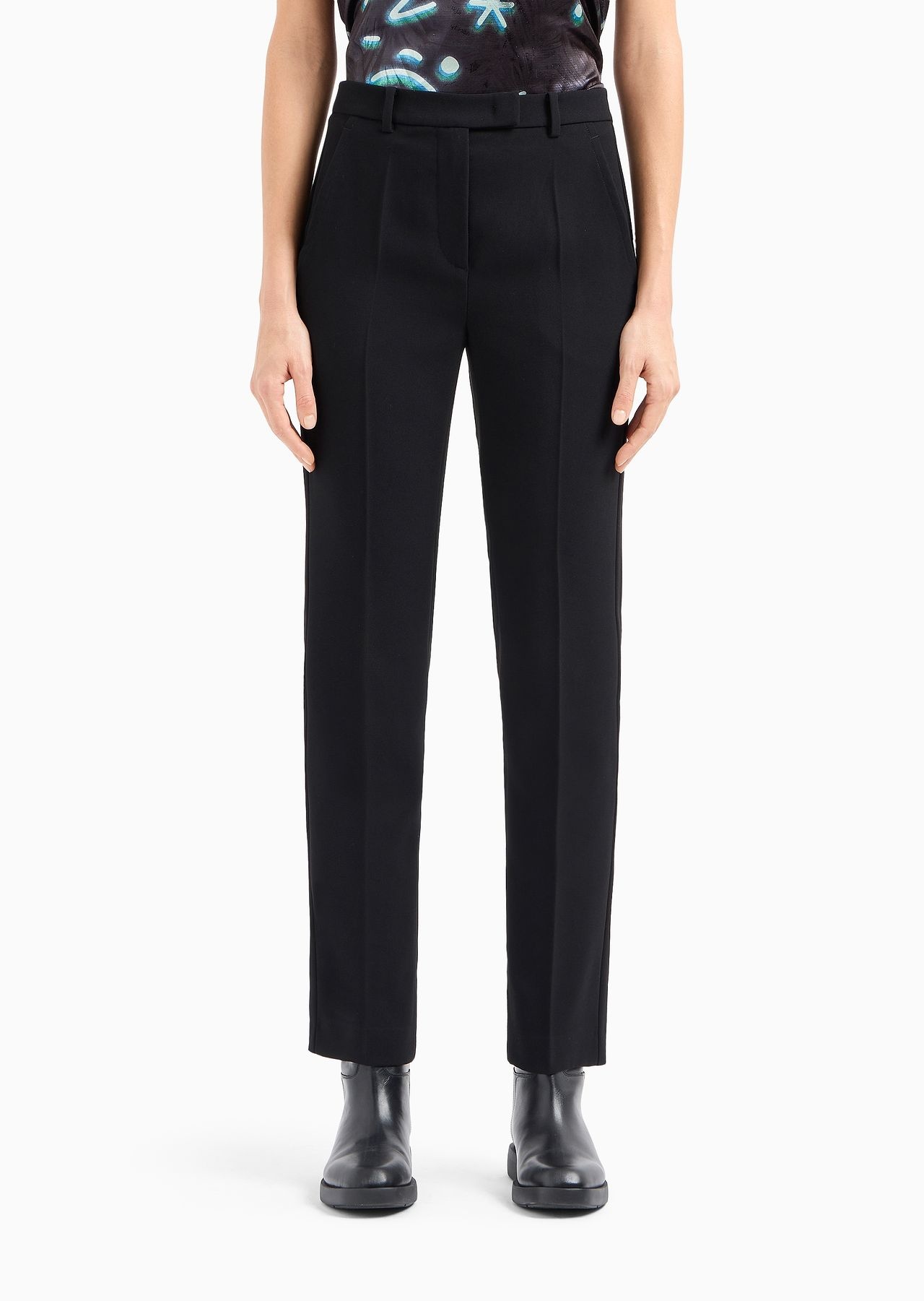 Technical gabardine trousers - 2