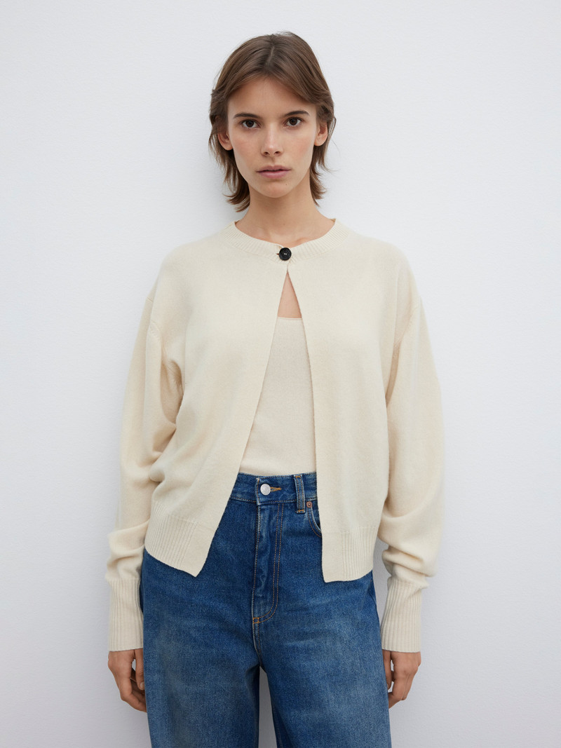 House of Dagmar Single btn cardigan cashmere blend outlook
