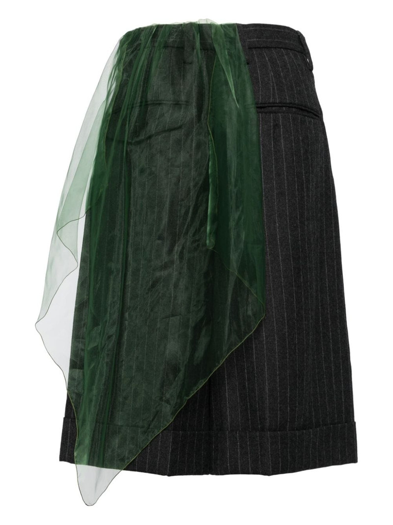 Kolor pinstripe-pattern shorts outlook