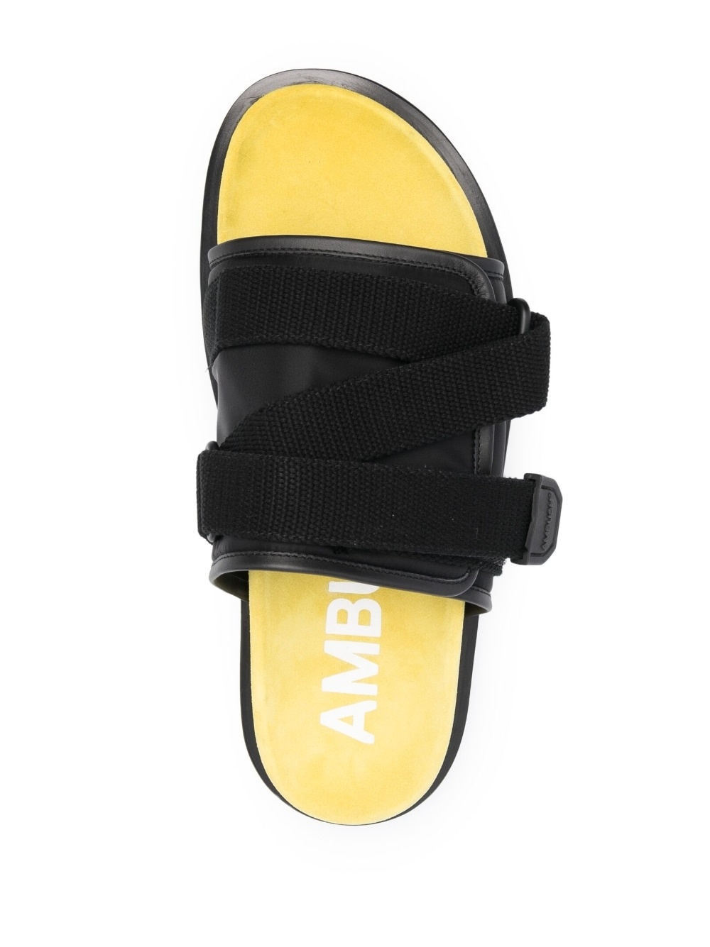 buckle-embellished padded slides - 4