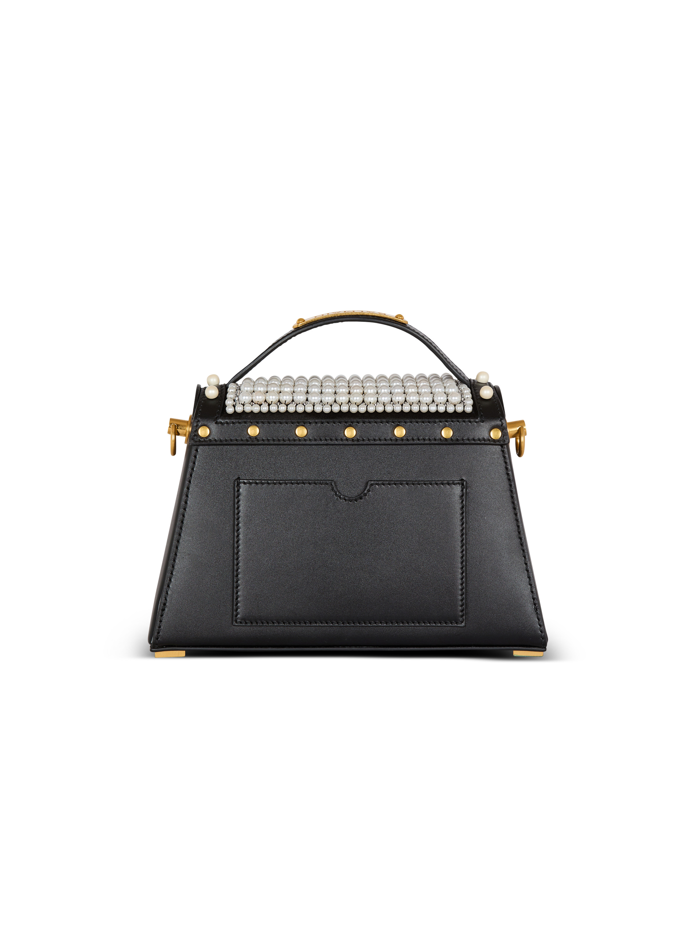 B-Buzz Dynasty bag in leather and embroidered satin - 4