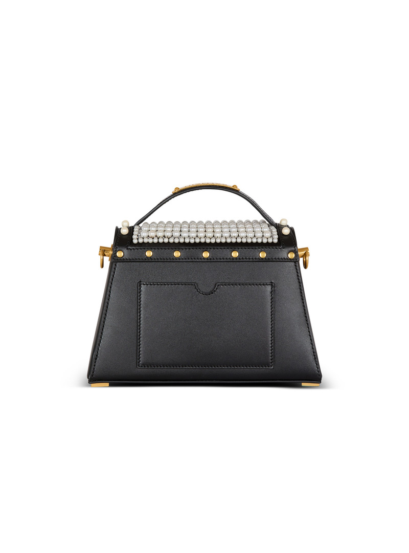 B-Buzz Dynasty bag in leather and embroidered satin 4