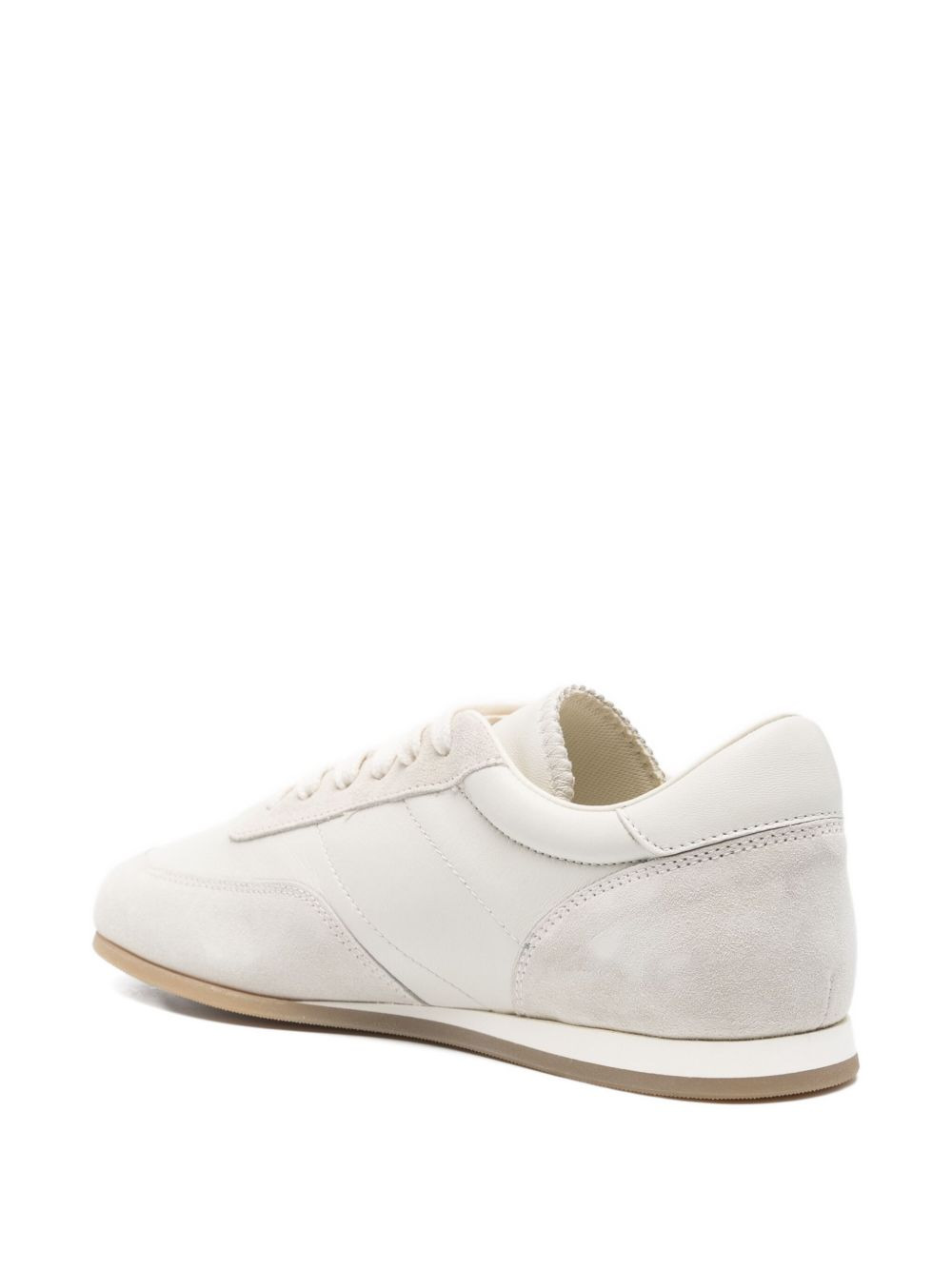 suede panelled sneakers - 3