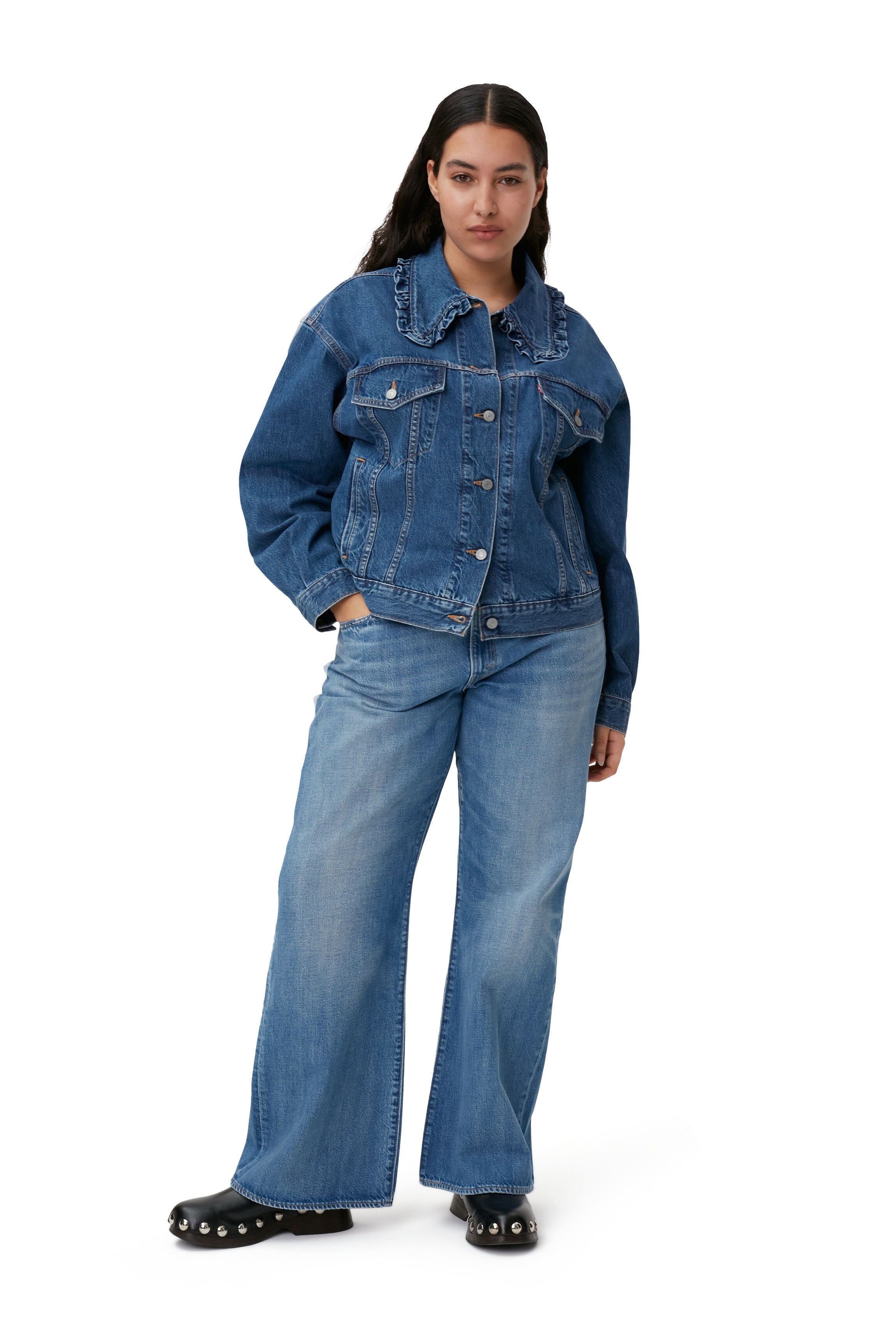 BAGGY BOOTCUT JEANS - 6