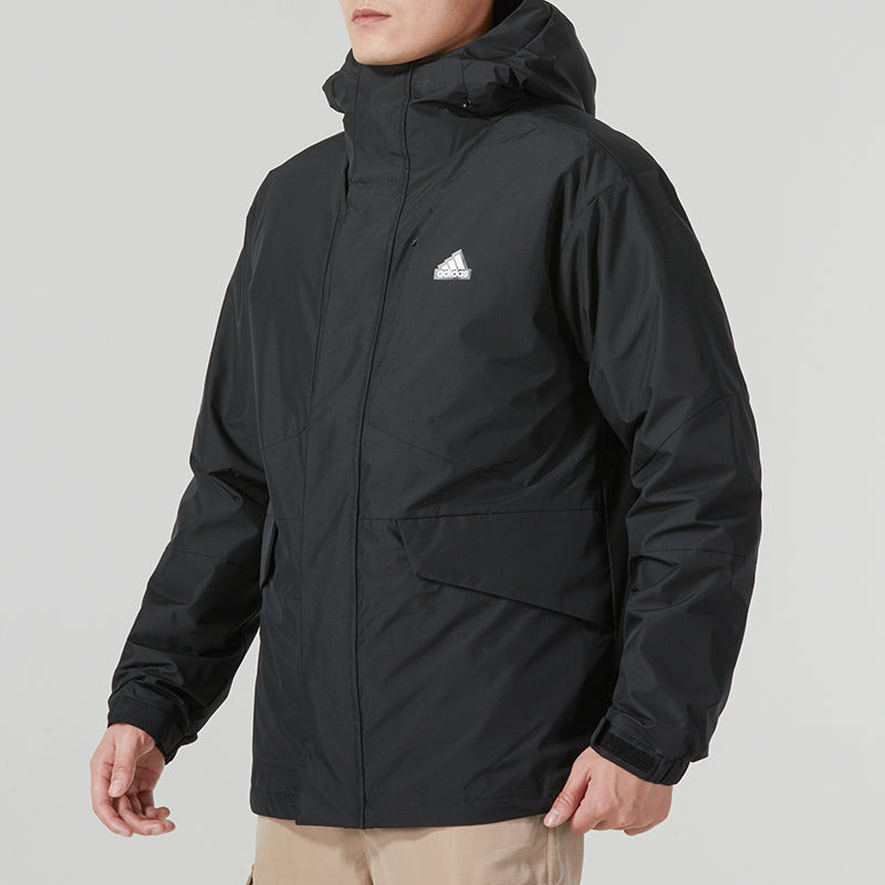 adidas Snow Sport-Inspired 3-In-1 Down Jacket 'Black' IL8916 - 2