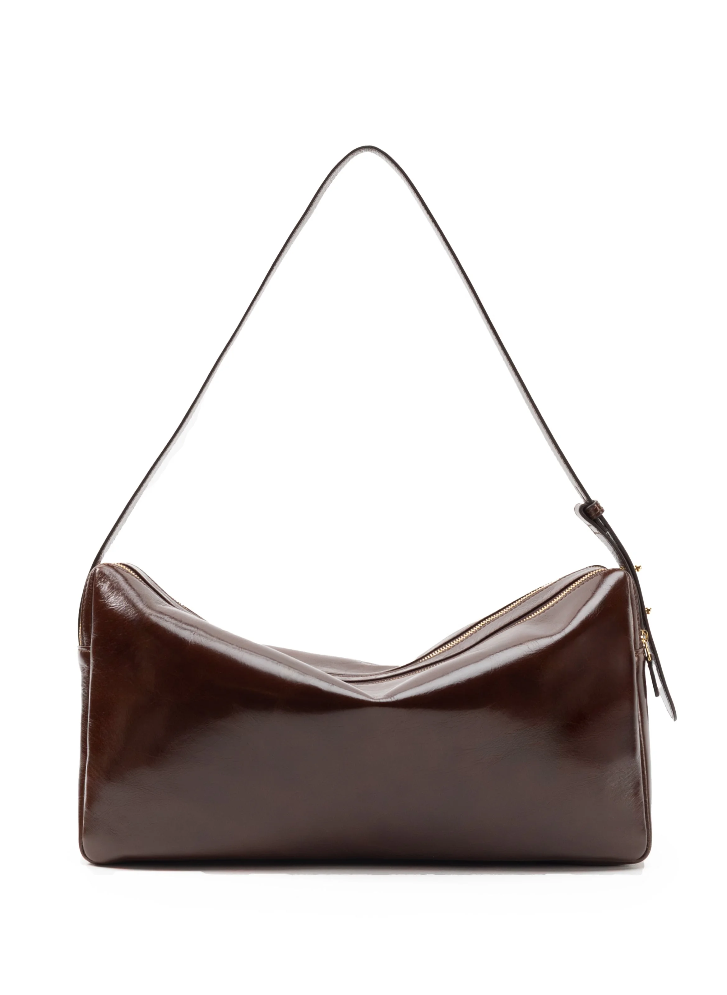 Trousse Large Vintage Leather Chestnut - 1