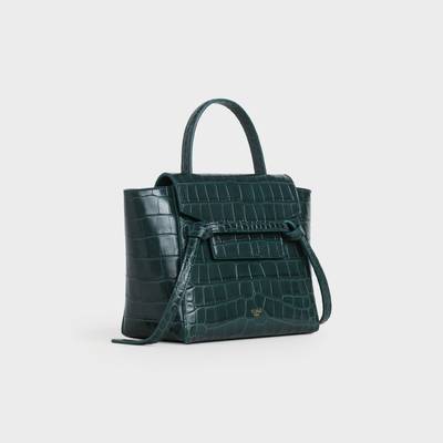 CELINE Nano Belt bag in Crocodile Embossed Calfskin outlook