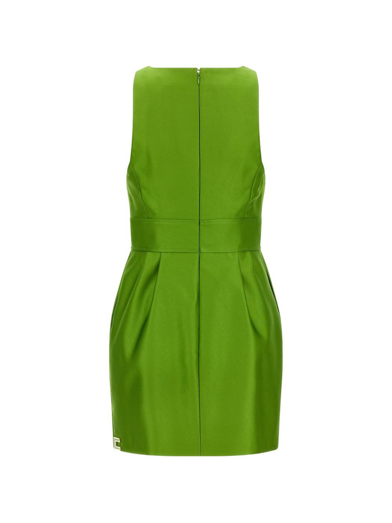 ELISABETTA FRANCHI Duchesse draped mini dress outlook