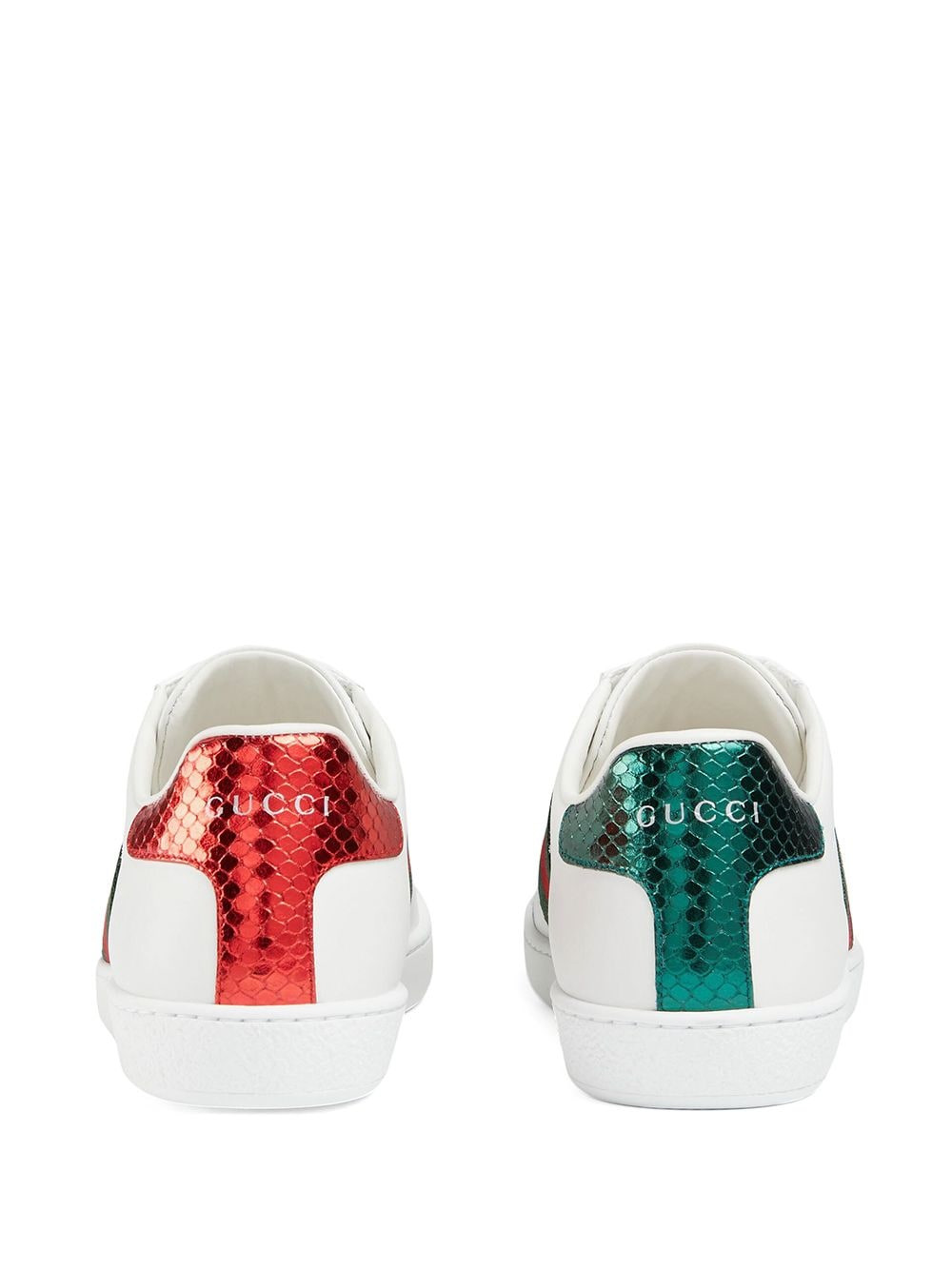 Gucci Women Ace Leather Sneakers - 4