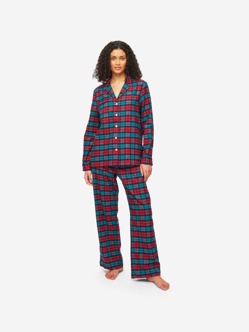 Women's Pyjamas Kelburn 26 Brushed Cotton Multi - 3