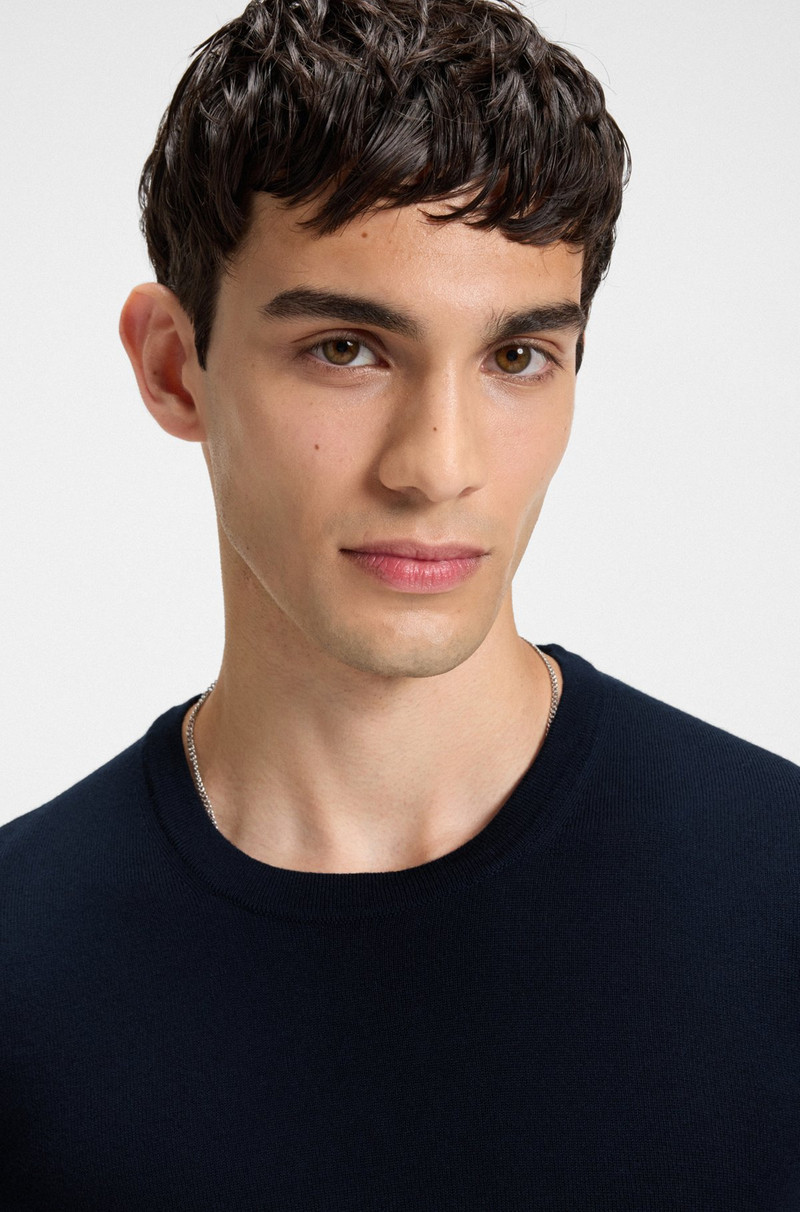 VIRGIN-WOOL SWEATER WITH EMBROIDERED LOGO 3