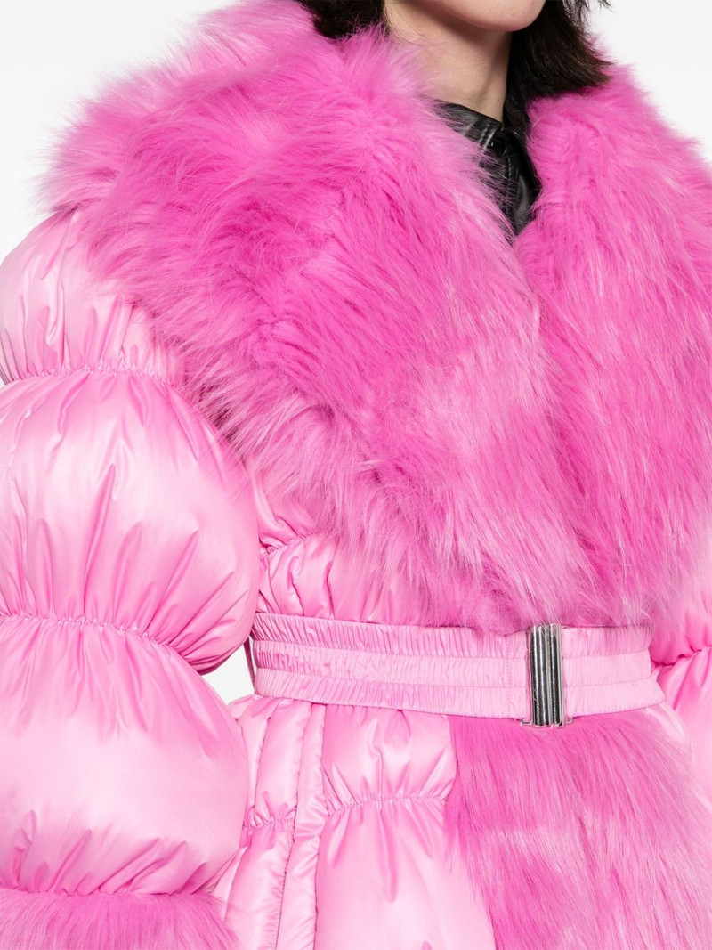 belted quilted puffer coat 5