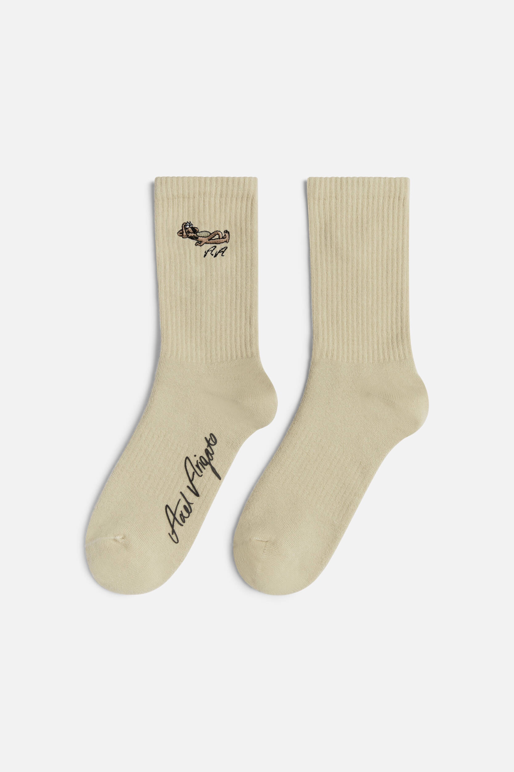 Wes Embroidered Socks - 2