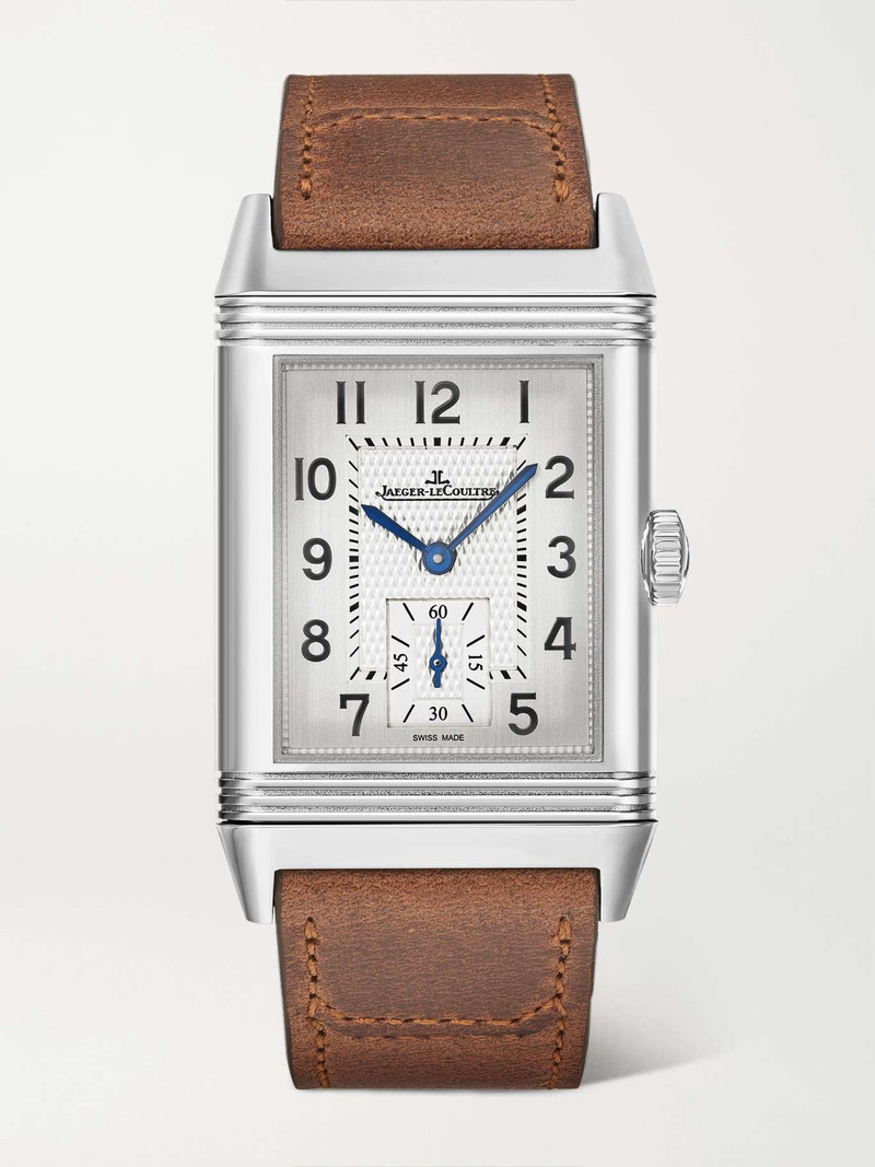 Reverso Classic Sydney Limited Edition Hand-Wound 45.6mm stainless steel and leather watch 9