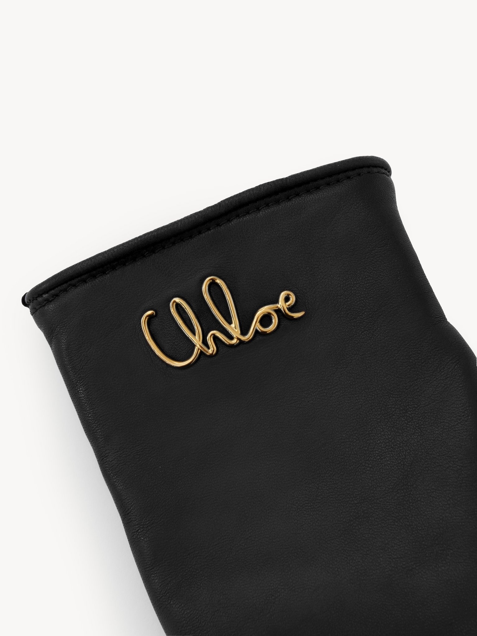 THE CHLOÉ ICONIC GLOVES IN LEATHER - 3