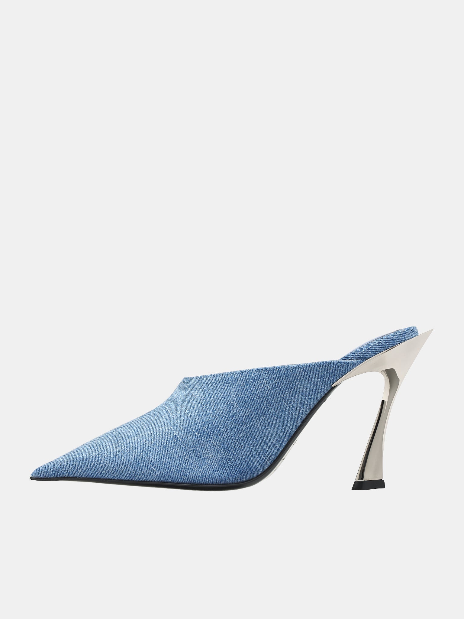 Denim Fang 95 Mules - 3