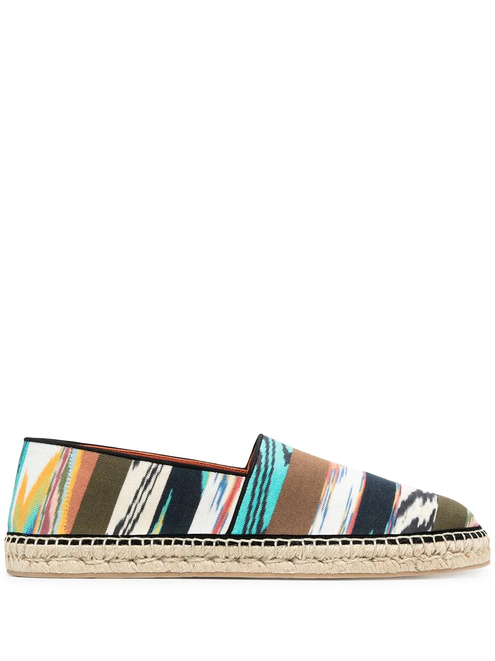 mixed-print espadrilles - 1