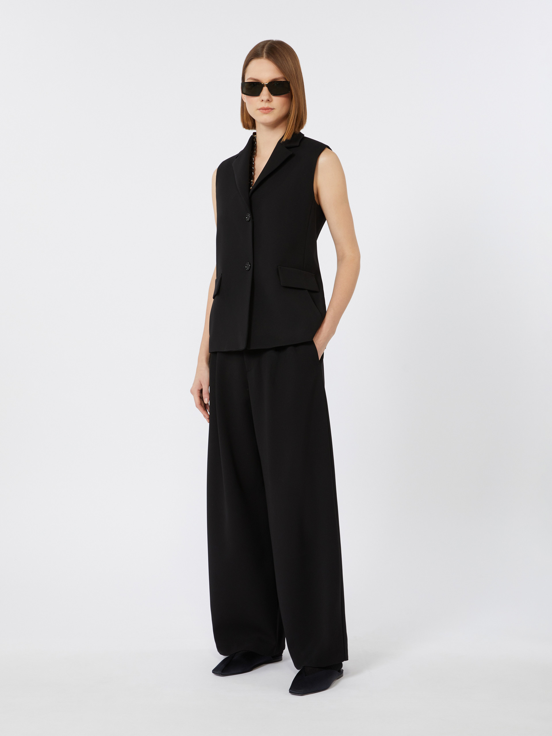 MIRA Straight-fit cady gilet - 2